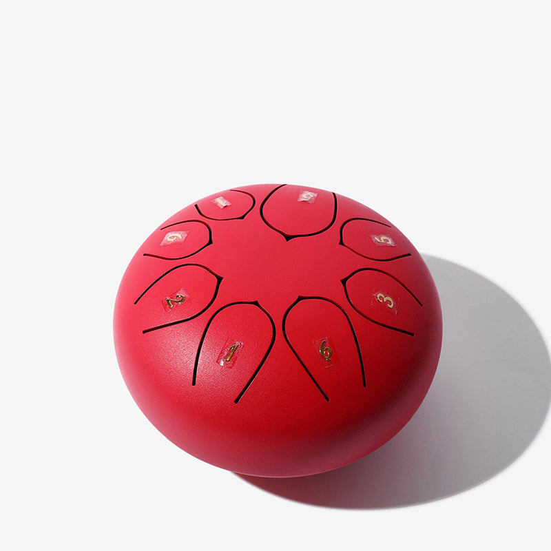 11 Tone Steel Tongue Hank Tank Panda Drum White with Drumsticks