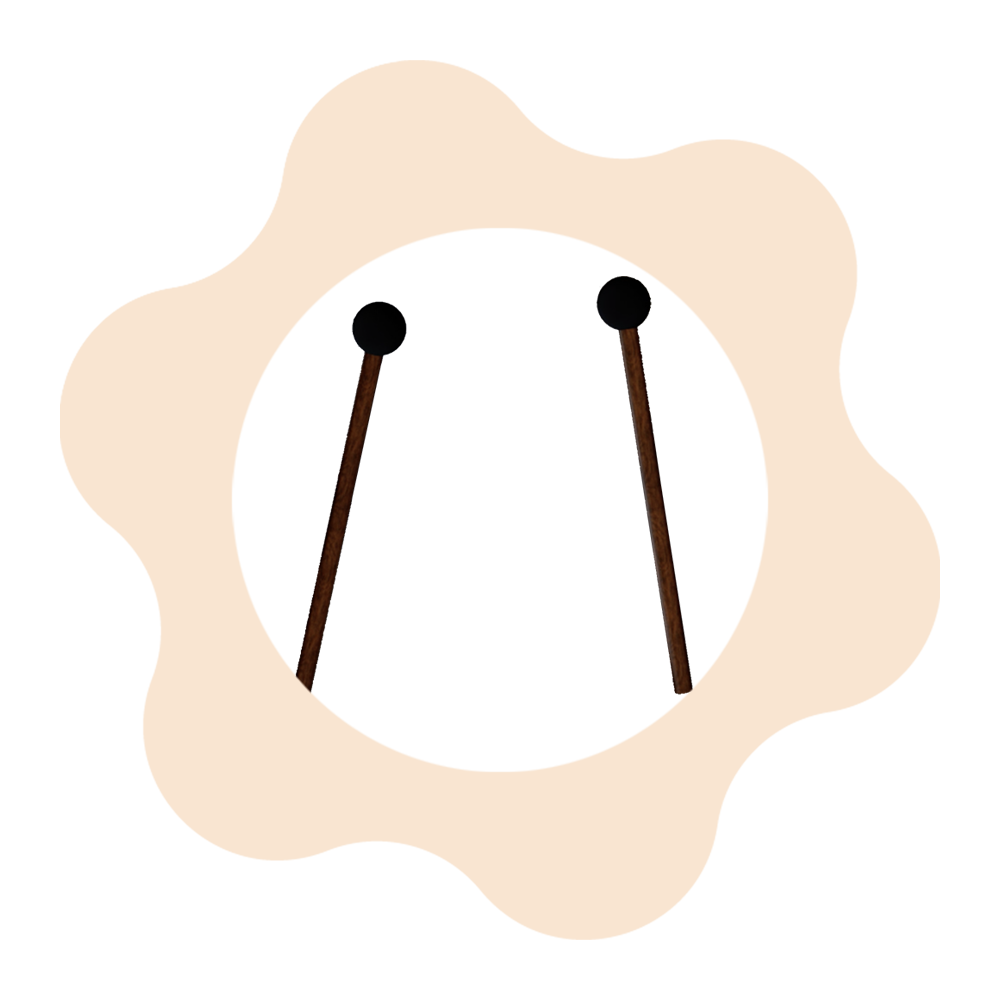 Steel Tongue Drum Hank Drum Tank Drum Two Drumsticks